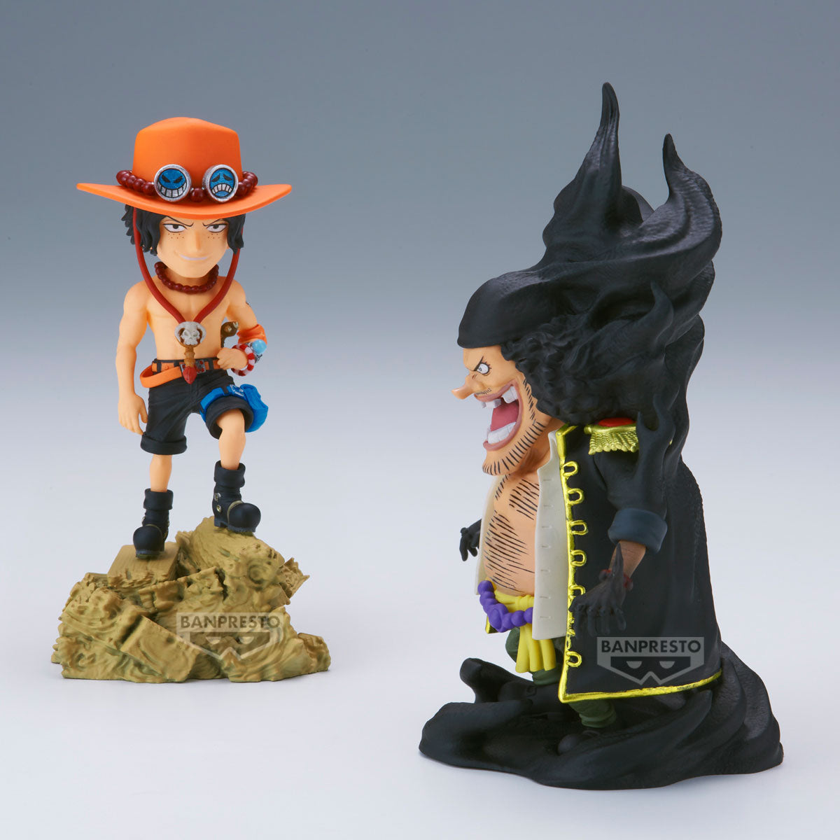 ONE PIECE WORLD COLLECTABLE FIGURE LOG STORIES-PORTGAS D.ACE VS MARSHALL D.TEACH-[PREORDER DOWNPAYMENT MAR 11 2025]