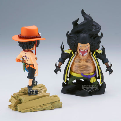 ONE PIECE WORLD COLLECTABLE FIGURE LOG STORIES-PORTGAS D.ACE VS MARSHALL D.TEACH-[PREORDER DOWNPAYMENT MAR 11 2025]