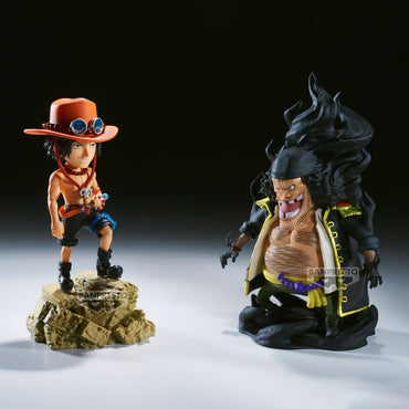 ONE PIECE WORLD COLLECTABLE FIGURE LOG STORIES-PORTGAS D.ACE VS MARSHALL D.TEACH-[PREORDER DOWNPAYMENT MAR 11 2025]