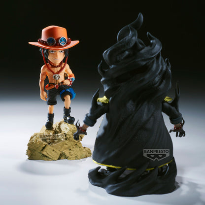 ONE PIECE WORLD COLLECTABLE FIGURE LOG STORIES-PORTGAS D.ACE VS MARSHALL D.TEACH-[PREORDER DOWNPAYMENT MAR 11 2025]