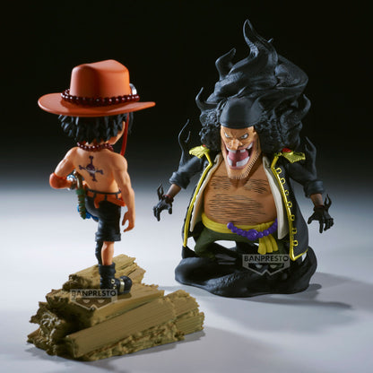 ONE PIECE WORLD COLLECTABLE FIGURE LOG STORIES-PORTGAS D.ACE VS MARSHALL D.TEACH-[PREORDER DOWNPAYMENT MAR 11 2025]