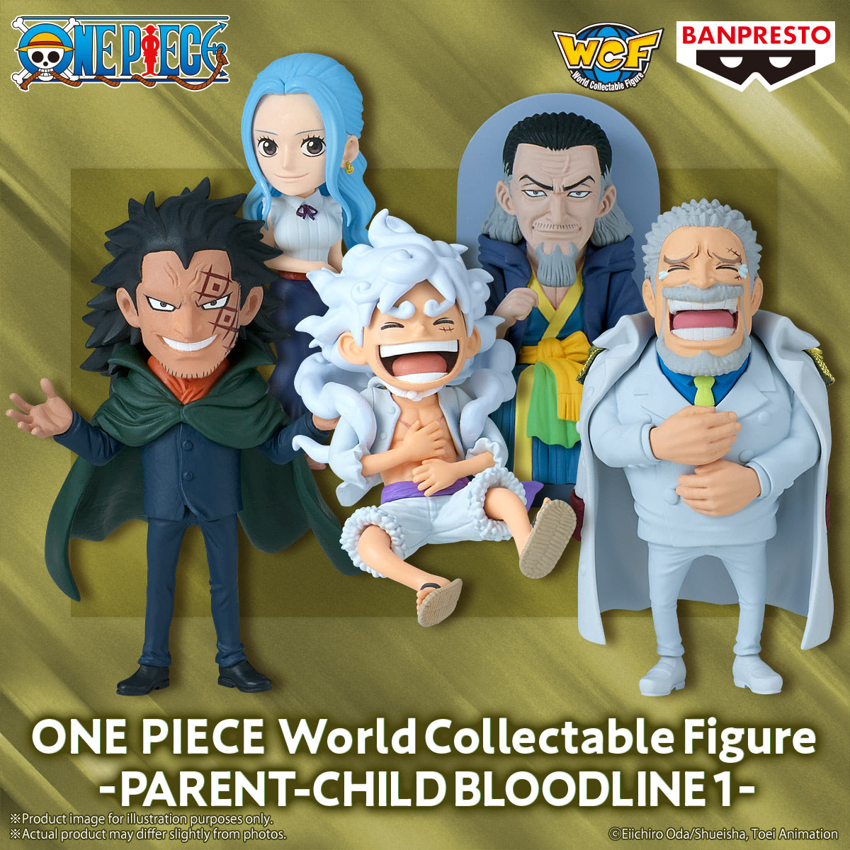 【OVERSEA LIMITED】ONE PIECE WORLD COLLECTABLE FIGURE-PARENT-CHILD BLOODLINE1- SET OF 5 - [PREORDER DOWNPAYMENT MAR 11 2025]