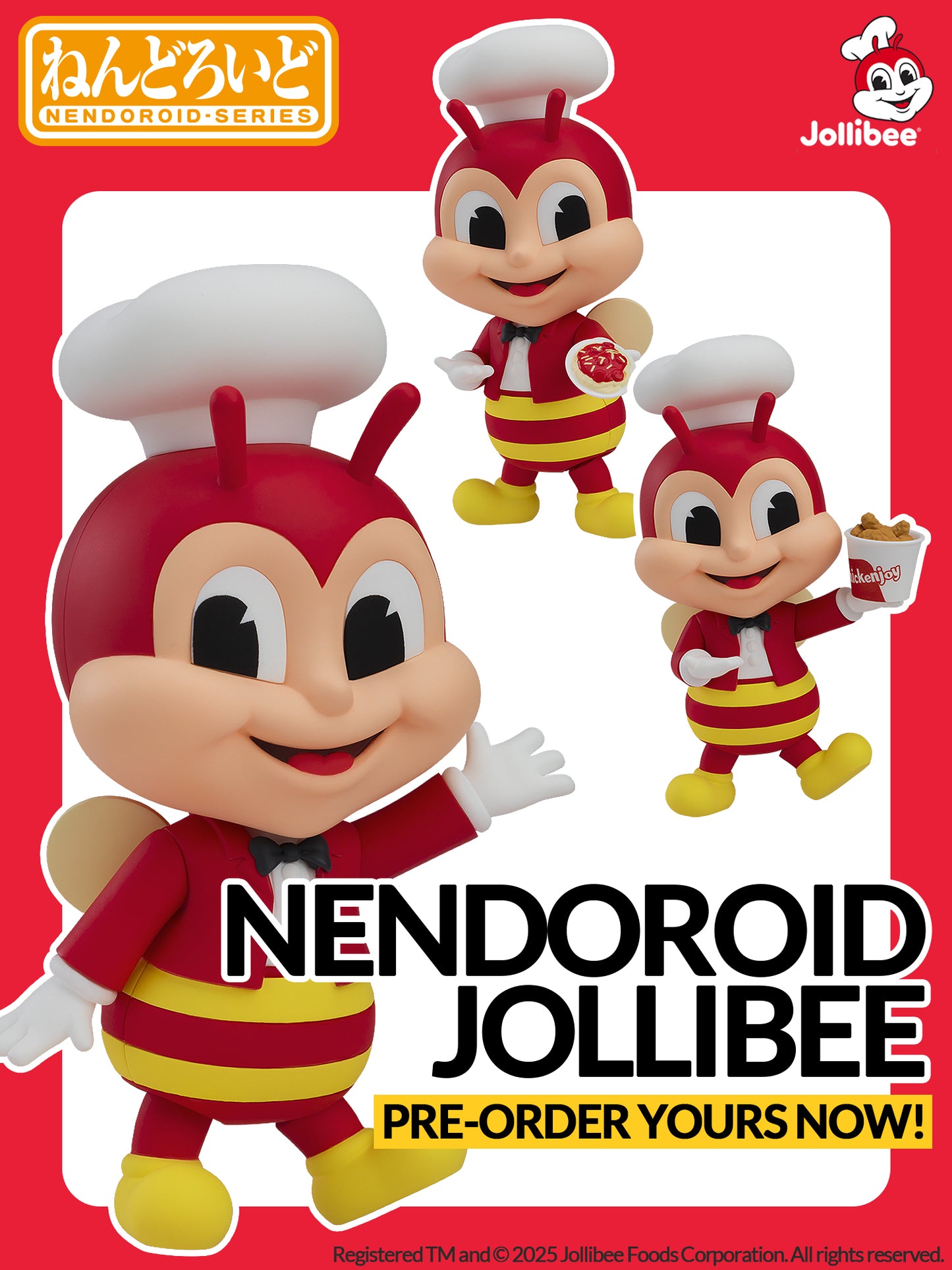 Nendoroid Jollibee [with bonus backdrop] [PREORDER DOWNPAYMENT APR 1 2025]