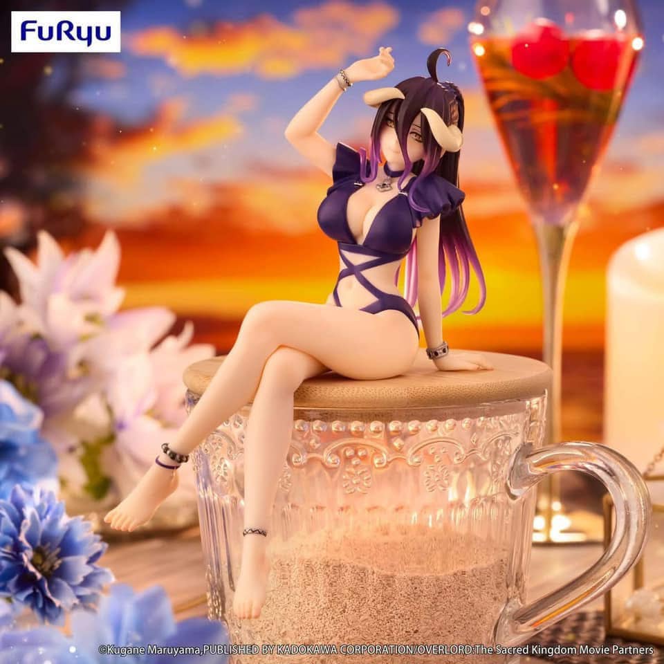 OVERLORD Noodle Stopper Figure -Albedo Swimsuit Dark Purple Color ver.- [PREORDER DOWNPAYMENT MAR 20 2025]