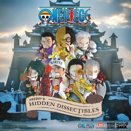 Mighty Jaxx - Freeny's Hidden Dissectibles: One Piece (Marines Series)[Box of 6] [PREORDER DOWNPAYMENT MAR 30 2025]