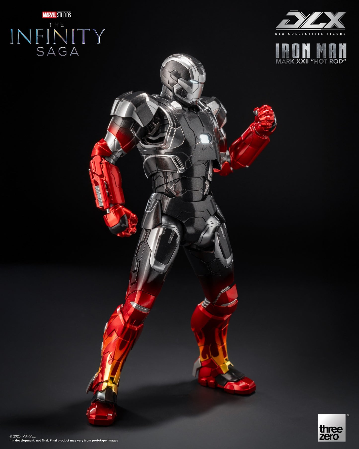 THREEZERO 3Z0945  Marvel Studios: The Infinity Saga DLX Iron Man Mark 22 “Hot Rod” [PREORDER DOWNPAYMENT MAY 25 2025]
