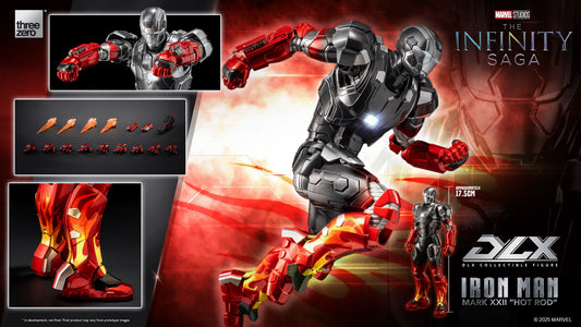 THREEZERO 3Z0945  Marvel Studios: The Infinity Saga DLX Iron Man Mark 22 “Hot Rod” [PREORDER DOWNPAYMENT MAY 25 2025]