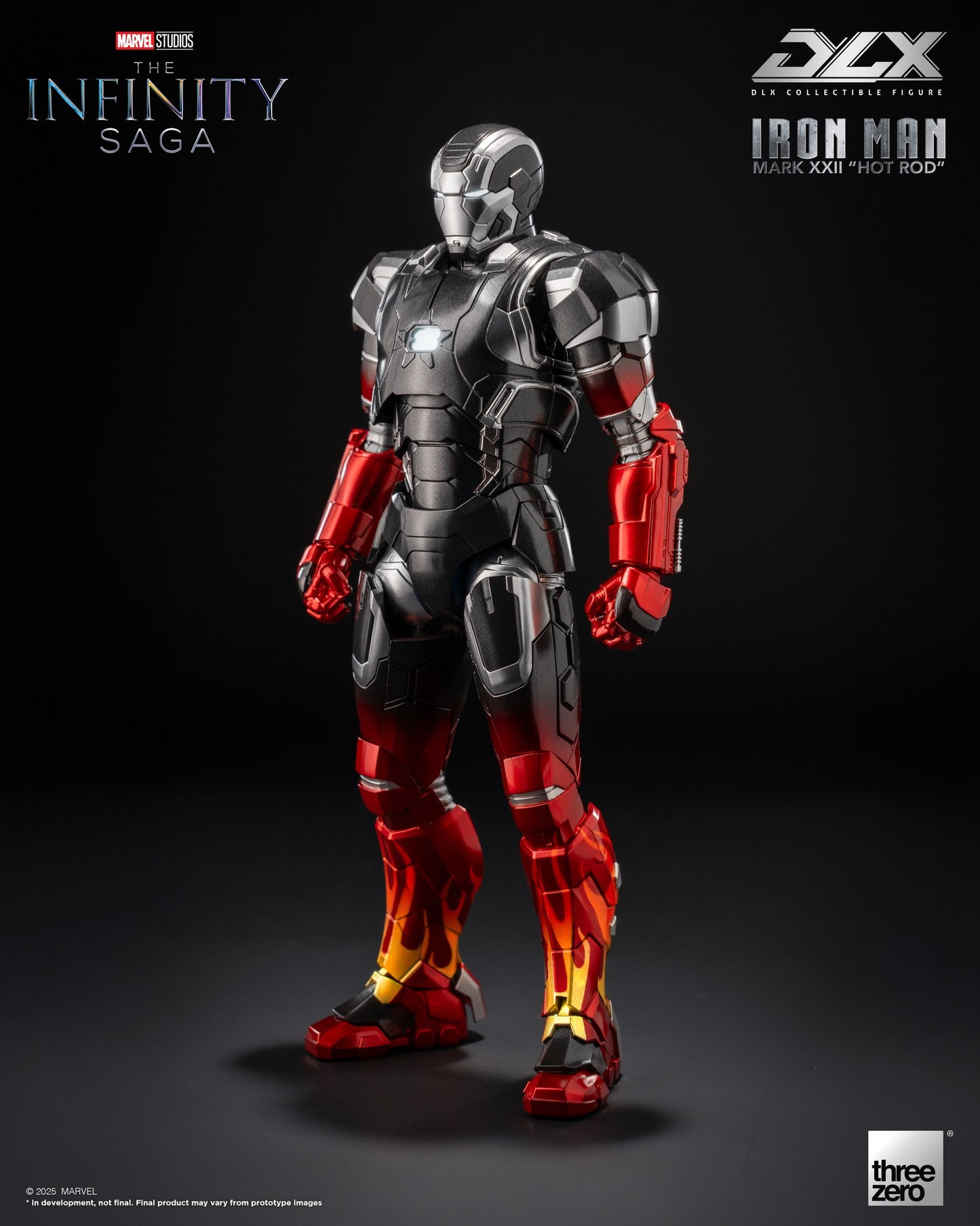 THREEZERO 3Z0945  Marvel Studios: The Infinity Saga DLX Iron Man Mark 22 “Hot Rod” [PREORDER DOWNPAYMENT MAY 25 2025]