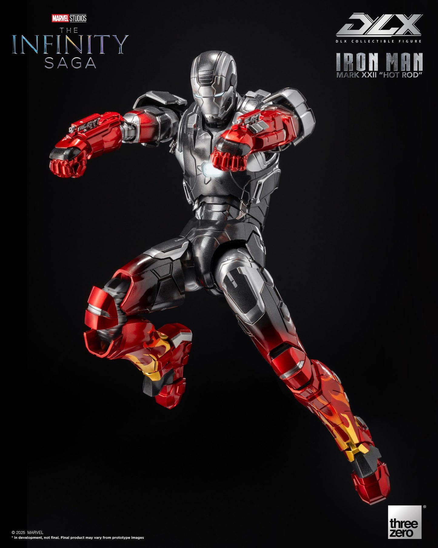 THREEZERO 3Z0945  Marvel Studios: The Infinity Saga DLX Iron Man Mark 22 “Hot Rod” [PREORDER DOWNPAYMENT MAY 25 2025]