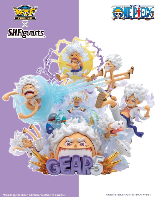ONE PIECE WCF PREMIUM x SH Figuarts MONKEY D.LUFFY GEAR5 SPECIAL SET   [PREORDER DOWNPAYMENT SEP 7 2025]