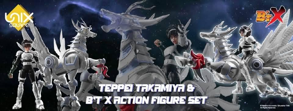 UNIX SQUARE - Teppei Takamiya & B'T X Action Figure set [PREORDER DOWNPAYMENT SEP 28 2025]
