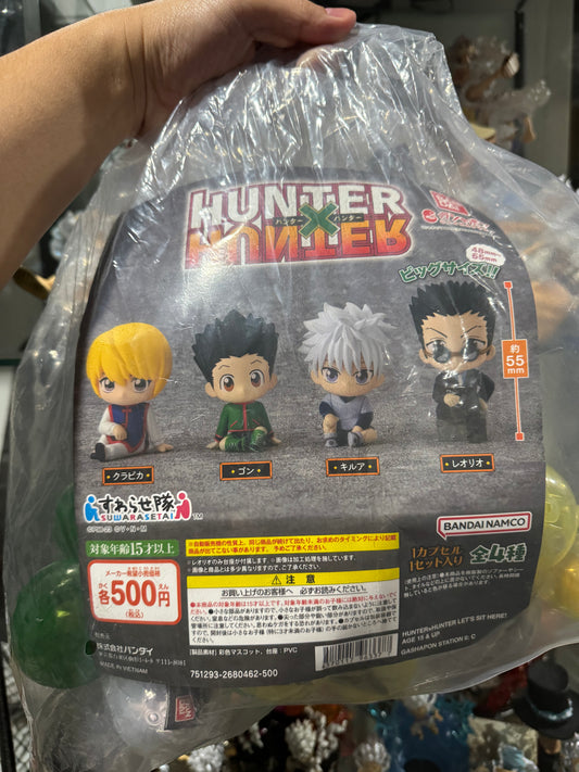 BANDAI GASAHPON Hunter x Hunter Let's Sit Here [Set of 4]