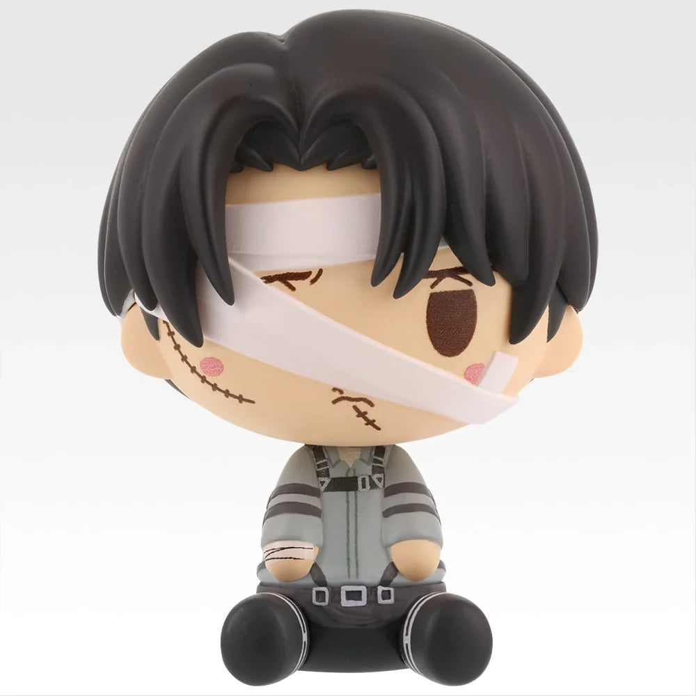 ICHIBAN KUJI ATTACK ON TITAN EACH PERSON'S DETERMINATION - H PRIZE CHOKONOKKO FIGURE COMPLETE SET OF 6 TYPES